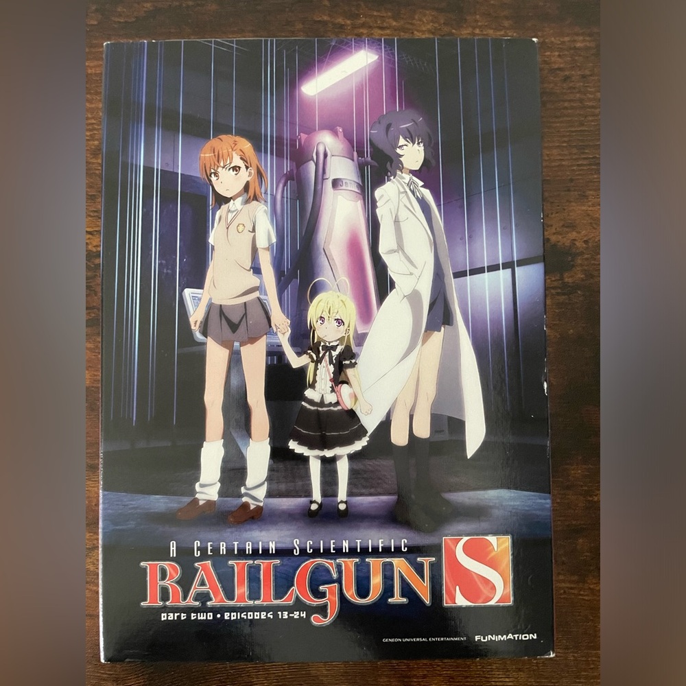 A Certain Scientific Railgun S: Season 2 Part 2 (DVD) Sealed